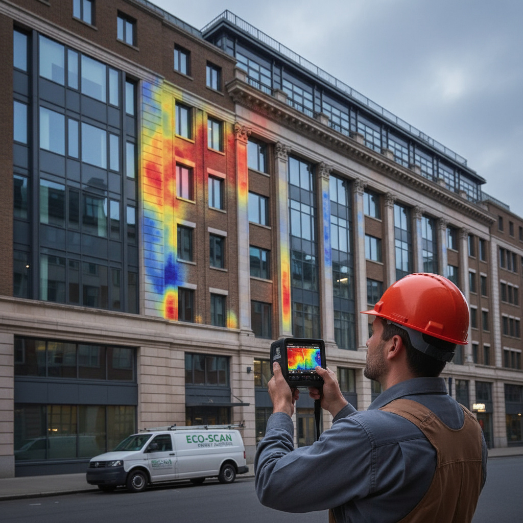 Thermografie an Fassade